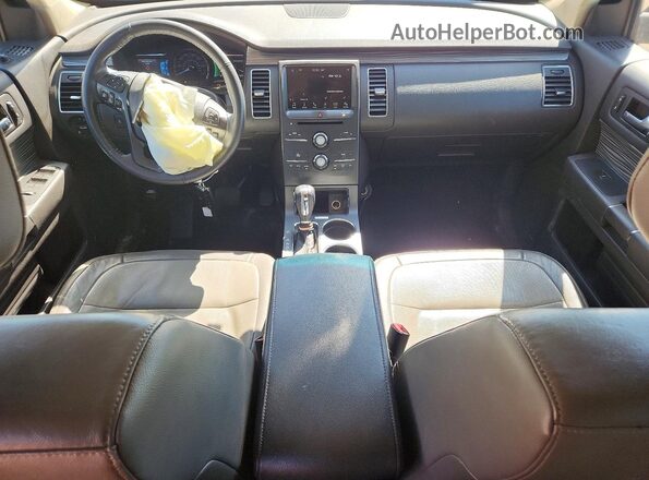 2FMGK5C80KBA07843 2019 FORD FLEX Purple Widok deski rozdzielczej