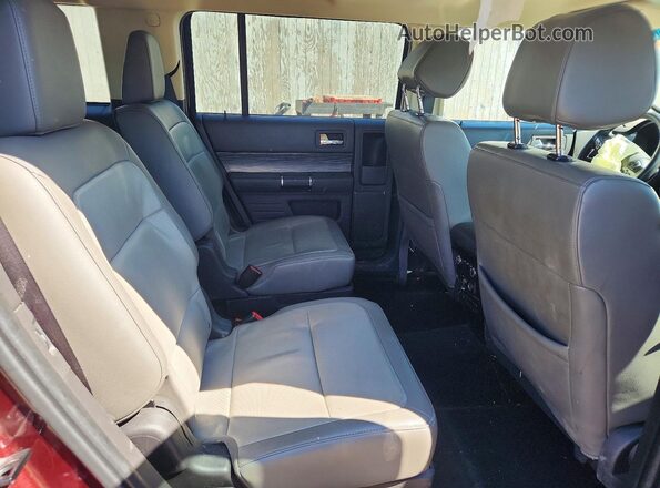2FMGK5C80KBA07843 2019 FORD FLEX Purple Widok wnętrza z tyłu