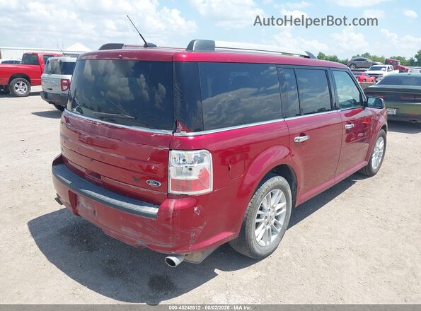 2FMGK5C80KBA33049 2019 FORD FLEX Red Rear right