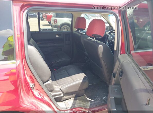 2FMGK5C80KBA33049 2019 FORD FLEX Red VIN sticker view