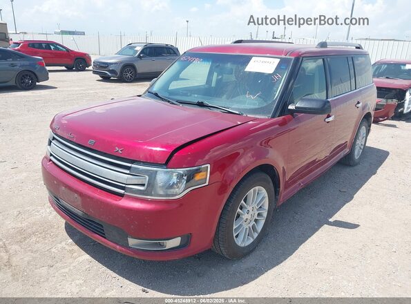 2FMGK5C80KBA33049 2019 FORD FLEX Red Front left