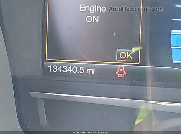 2FMGK5C80KBA33049 2019 FORD FLEX Red 