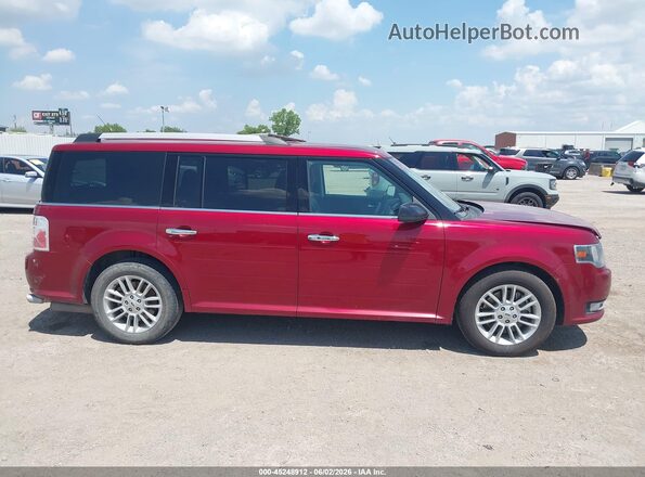 2FMGK5C80KBA33049 2019 FORD FLEX Red Rear interior view