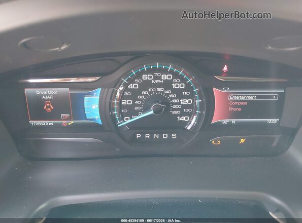 2FMGK5C81JBA03640 2018 FORD FLEX Black Вид задніх сидінь