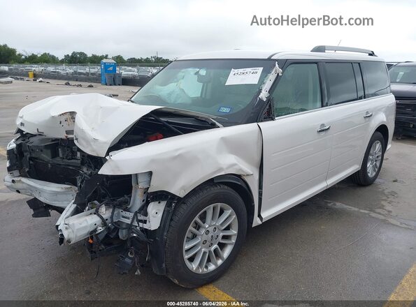 2FMGK5C81KBA11643 2019 FORD FLEX Белый Передняя левая четверть