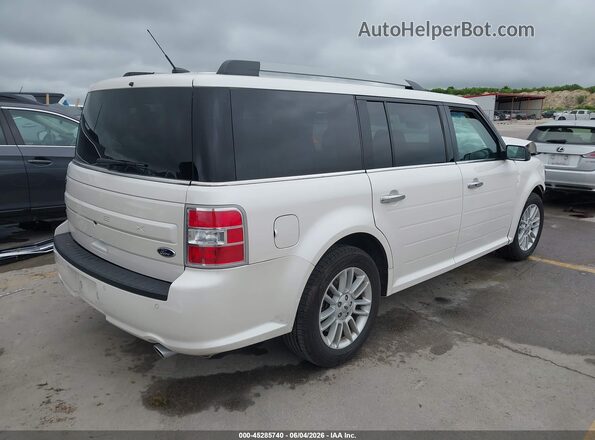2FMGK5C81KBA11643 2019 FORD FLEX Белый Задняя правая четверть