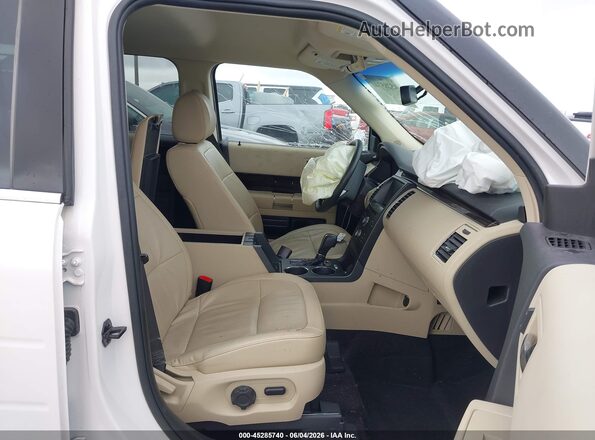 2FMGK5C81KBA11643 2019 FORD FLEX Белый Вид салона спереди