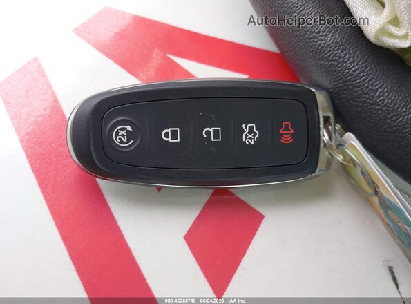 2FMGK5C81KBA11643 2019 FORD FLEX Белый Вид панели приборов