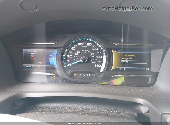 2FMGK5C82HBA00384 2017 FORD FLEX Gray უკანა სავარძლების ხედი