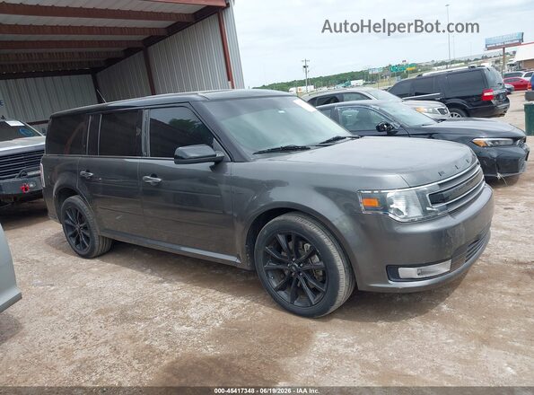 2FMGK5C82HBA00384 2017 FORD FLEX Gray უკანა სალონის ხედი