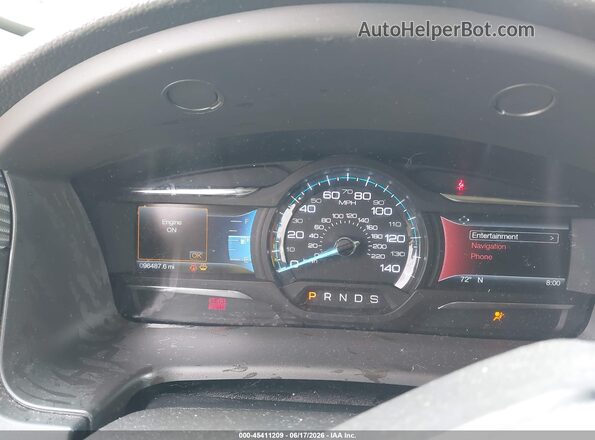 2FMGK5C82JBA03582 2018 FORD FLEX Gray Vista de los asientos traseros