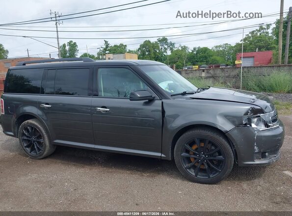 2FMGK5C82JBA03582 2018 FORD FLEX Gray Vista interior trasera