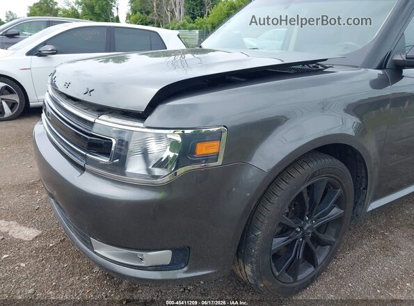 2FMGK5C82JBA03582 2018 FORD FLEX Gray 