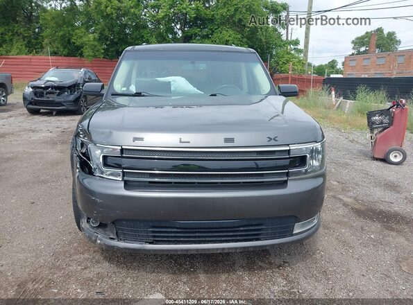 2FMGK5C82JBA03582 2018 FORD FLEX Gray Vista del cuadro de instrumentos