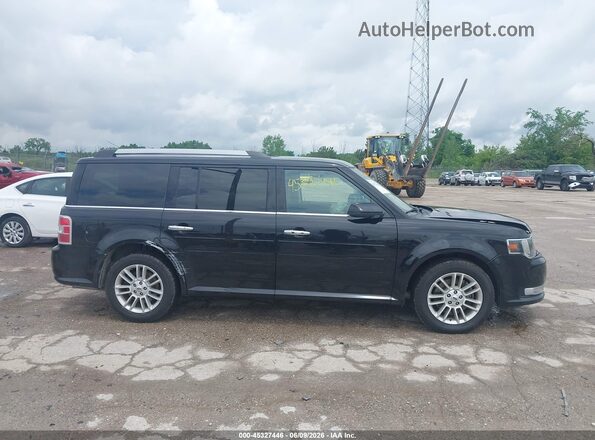 2FMGK5C83KBA09506 2019 FORD FLEX Black უკანა სალონის ხედი