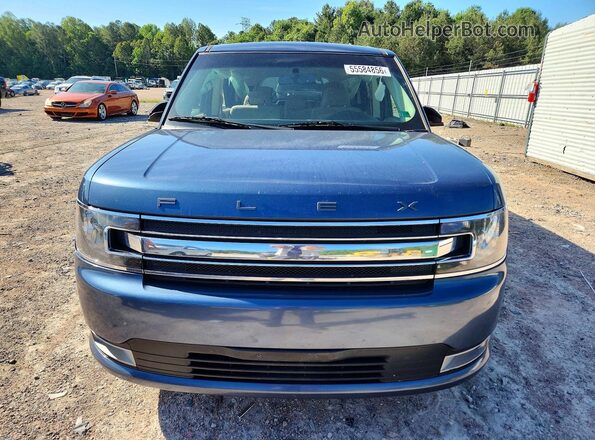 2FMGK5C84KBA02337 2019 FORD FLEX Blue წინა ხედი