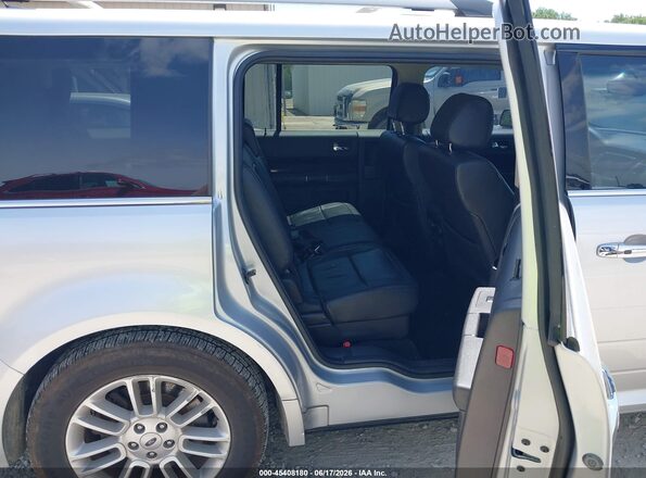 2FMGK5C85GBA10468 2016 FORD FLEX Silver Widok naklejki z numerem VIN