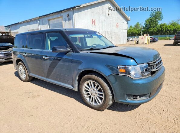 2FMGK5C85GBA19896 2016 FORD FLEX Blue Przód prawy