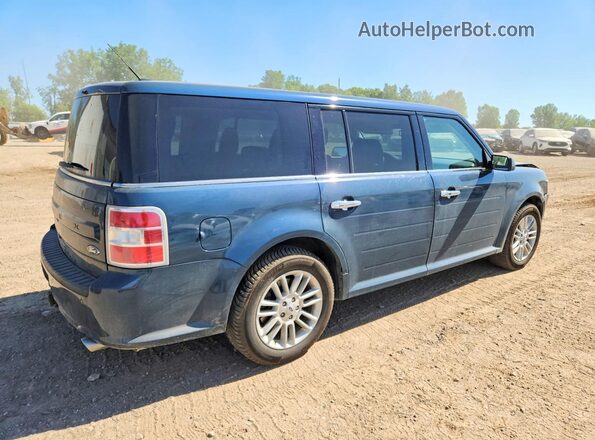 2FMGK5C85GBA19896 2016 FORD FLEX Blue Tył prawy