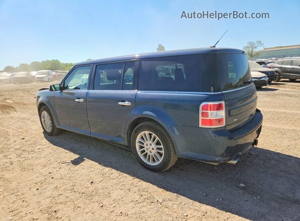 2FMGK5C85GBA19896 2016 FORD FLEX Blue Tył lewy