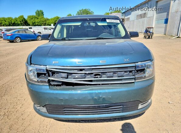2FMGK5C85GBA19896 2016 FORD FLEX Blue Widok z przodu