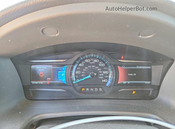2FMGK5C85GBA19896 2016 FORD FLEX Blue Widok zestawu wskaźników