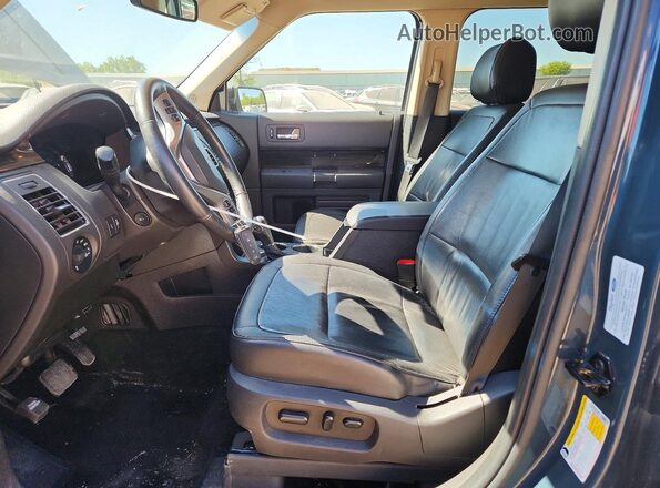 2FMGK5C85GBA19896 2016 FORD FLEX Blue Widok wnętrza z przodu