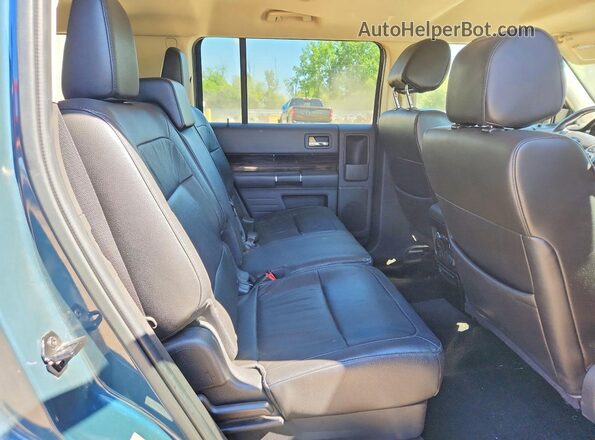 2FMGK5C85GBA19896 2016 FORD FLEX Blue Widok wnętrza z tyłu