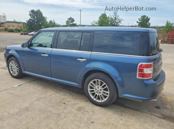 2FMGK5C85JBA02930 2018 FORD FLEX Blue Tył lewy