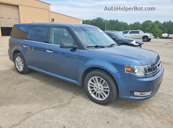 2FMGK5C85JBA02930 2018 FORD FLEX Blue Przód prawy