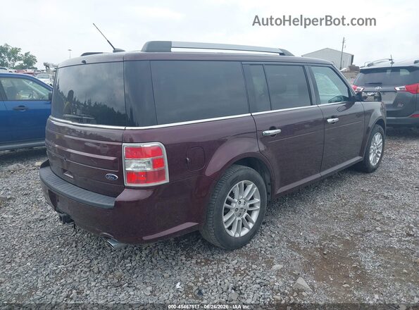 2FMGK5C85KBA30468 2019 FORD FLEX Purple Trasero derecho