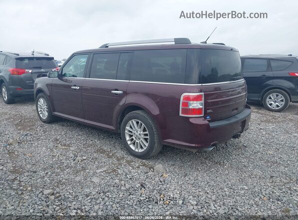 2FMGK5C85KBA30468 2019 FORD FLEX Purple Trasero izquierdo