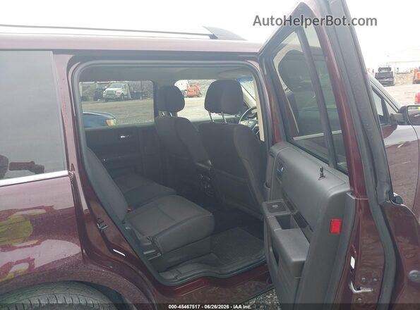 2FMGK5C85KBA30468 2019 FORD FLEX Purple Vista de la etiqueta del VIN