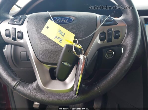 2FMGK5C85KBA30468 2019 FORD FLEX Purple Vista del salpicadero
