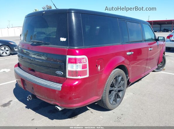 2FMGK5C86GBA24430 2016 FORD FLEX Red Հետևի աջ