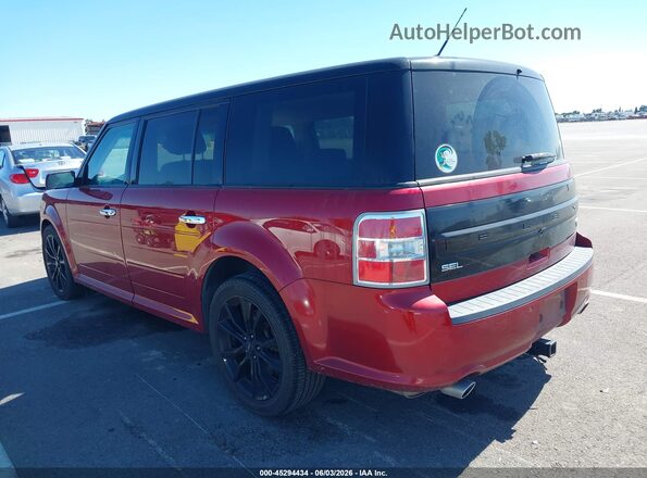 2FMGK5C86GBA24430 2016 FORD FLEX Red Հետևի ձախ