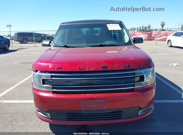 2FMGK5C86GBA24430 2016 FORD FLEX Red Սալոնի հետևի տեսք