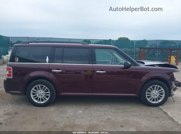 2FMGK5C86JBA01379 2018 FORD FLEX Burgundy Vista interior de 360 grados