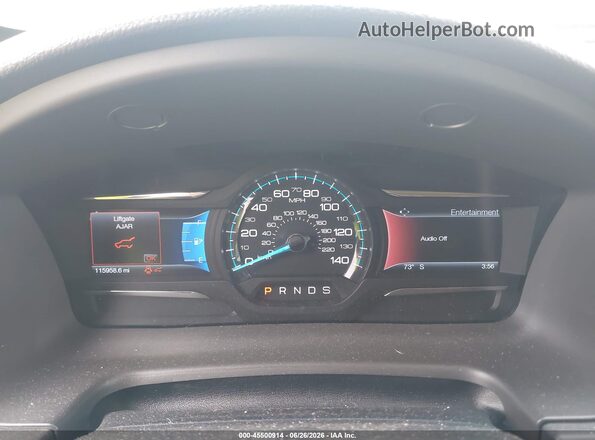 2FMGK5C86JBA01379 2018 FORD FLEX Burgundy Vista de los asientos traseros