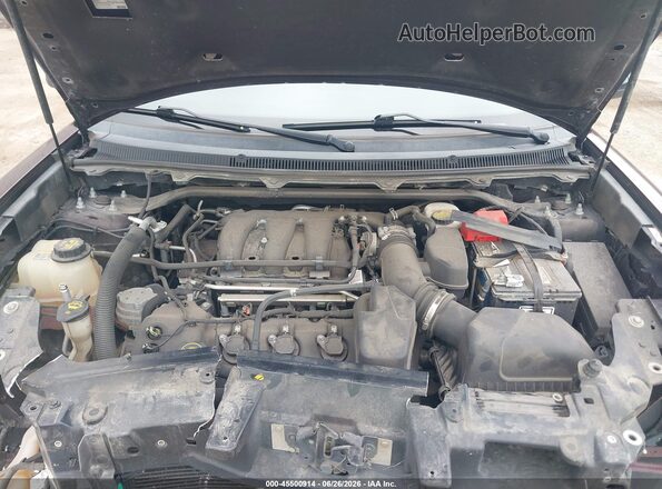 2FMGK5C86JBA01379 2018 FORD FLEX Burgundy Vista trasera