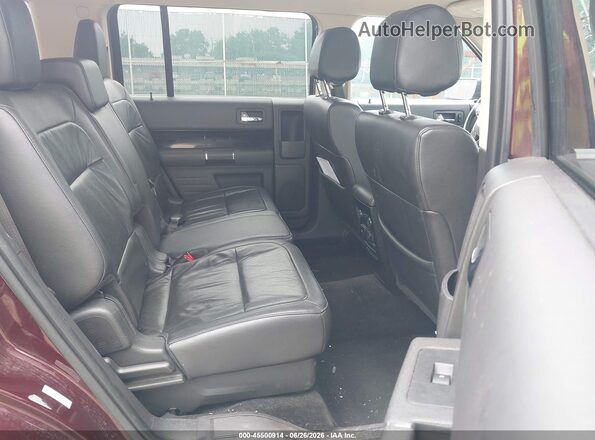 2FMGK5C86JBA01379 2018 FORD FLEX Burgundy Vista de la etiqueta del VIN