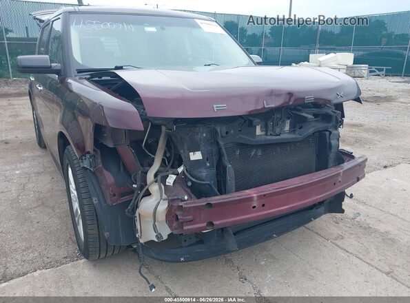 2FMGK5C86JBA01379 2018 FORD FLEX Burgundy Vista frontal