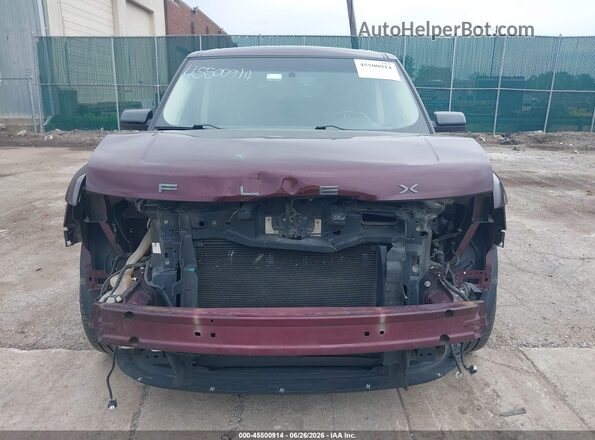 2FMGK5C86JBA01379 2018 FORD FLEX Burgundy Vista interior trasera