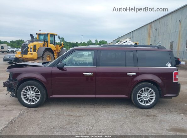 2FMGK5C86JBA01379 2018 FORD FLEX Burgundy 