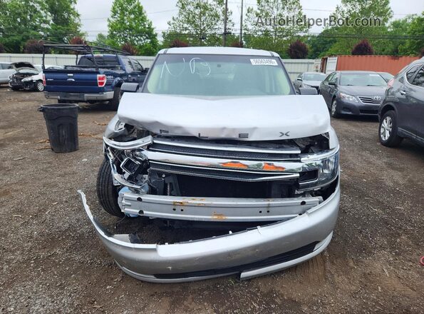 2FMGK5C86KBA09290 2019 FORD FLEX Silver Вид спереду