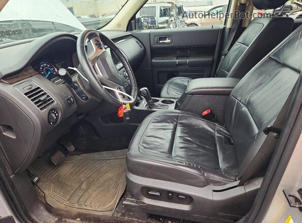 2FMGK5C86KBA09290 2019 FORD FLEX Silver Вид салону спереду