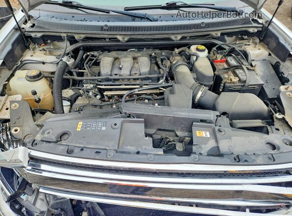 2FMGK5C86KBA09290 2019 FORD FLEX Silver Вид задньої частини салону