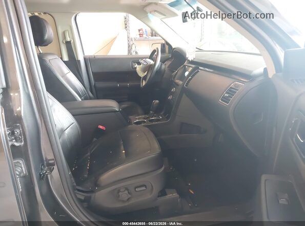 2FMGK5C87JBA08356 2018 FORD FLEX Gray Vista interior delantera
