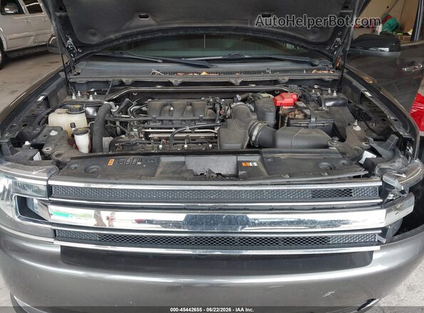 2FMGK5C87JBA08356 2018 FORD FLEX Gray Vista trasera