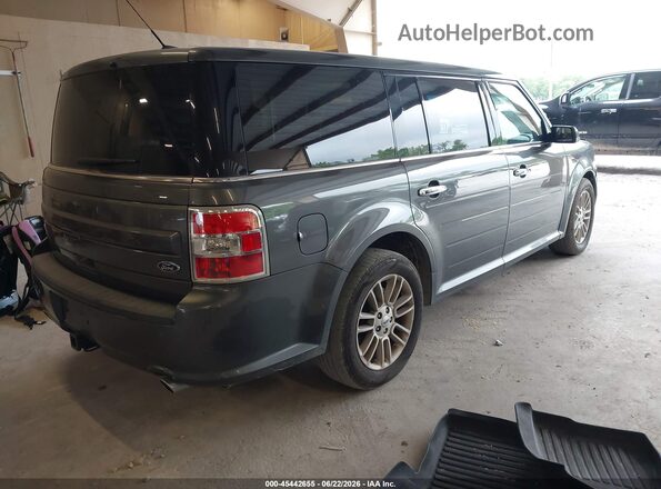 2FMGK5C87JBA08356 2018 FORD FLEX Gray Trasero derecho